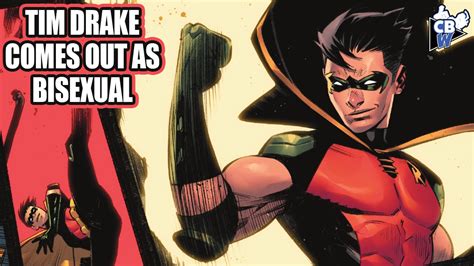 Tim Drake Comes Out As Bisexual Comic Book Weekly Comic Frontline