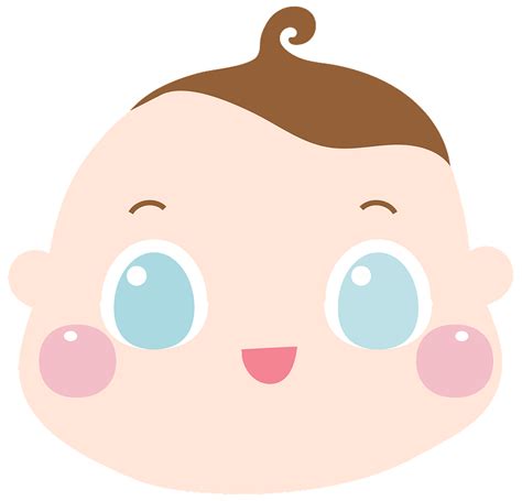 Cute Baby Face Clip Art