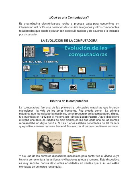 Calaméo Historia De La Computadora Y Sus Partes