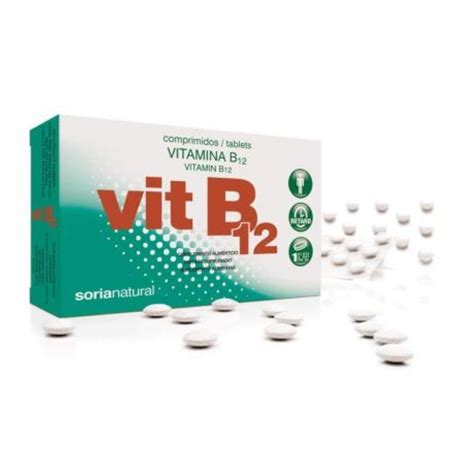 Vitamina B12 Retard 200 Mg 48 Comprimidos Soria Natural