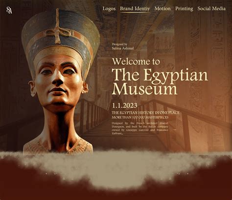 The Egyptian Museum Rebrandingsign System Design Behance