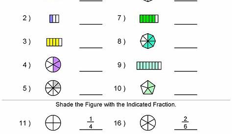 fractions worksheet length grade 2