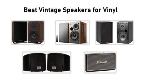 Best Vintage Speakers For Vinyl Turntable Reviews 2023