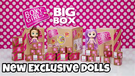 New Boxy Girls Big Box 2 Exclusive Dolls And 28 Blind Boxes Youtube