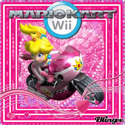 The most difficult character to earn in mario kart wii is this alternate outfit for the player's mii characters, allowing players to play as themselves and their friends in outfits resembling mario and luigi's overalls or peach and daisy's princess dresses. Mario kart wii Princess Peach Picture #127756806 | Blingee.com