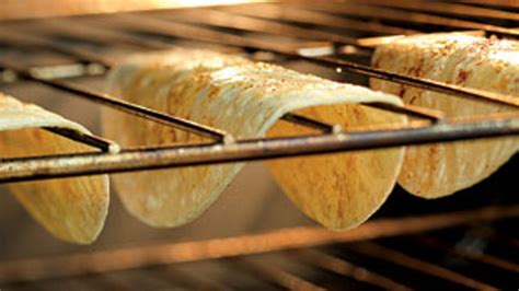 Bake Tortillas Into Hard Taco Shells On Your Oven Rack