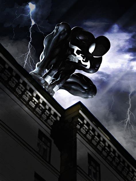 The Black Suit Spider Man By Hz Designs On Deviantart