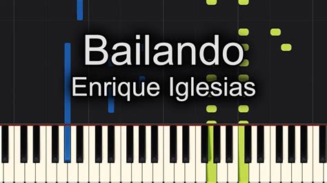 Bailando Enrique Iglesias Piano Chords Youtube