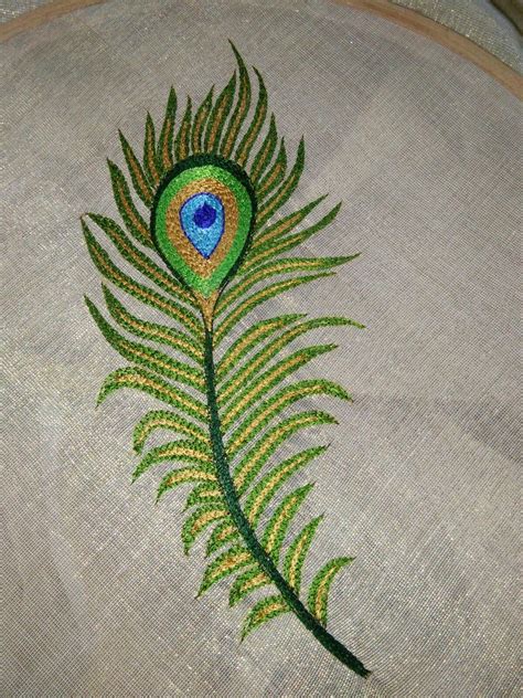 peacock feather designs for embroidery