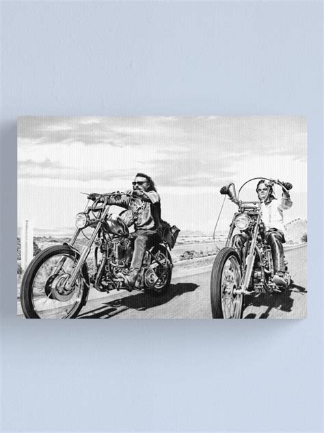 Easy Rider Art Canvas Print By Petersnook Redbubble