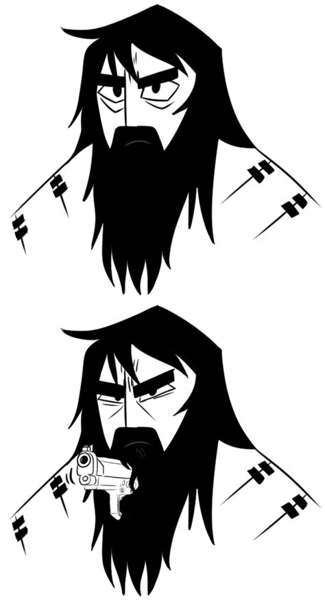I Hope The Only Reason That Jack Has A Beard Now Is So He Can Hide Things In It Samurai Jack