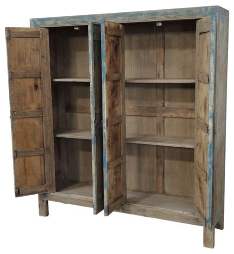 Reclaimed Wood Large Armoire Farmhouse Storage Units And Cabinets