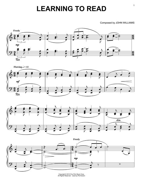 Maybe you would like to learn more about one of these? Learning To Read | Sheet Music Direct