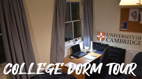 Tour Of A College Dorm Room Cambridge University Youtube