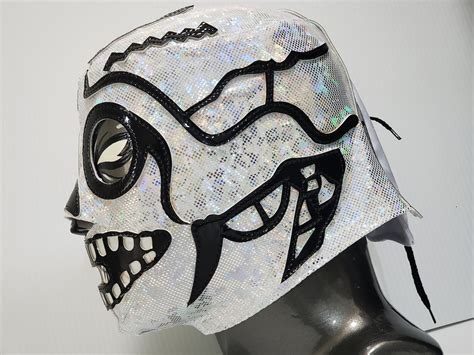 Skull Wrestling Mask Luchador Costume Wrestler Lucha Libre Etsy Australia