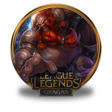 Gragas Icon League Of Legends Gold Border Iconpack Fazie69
