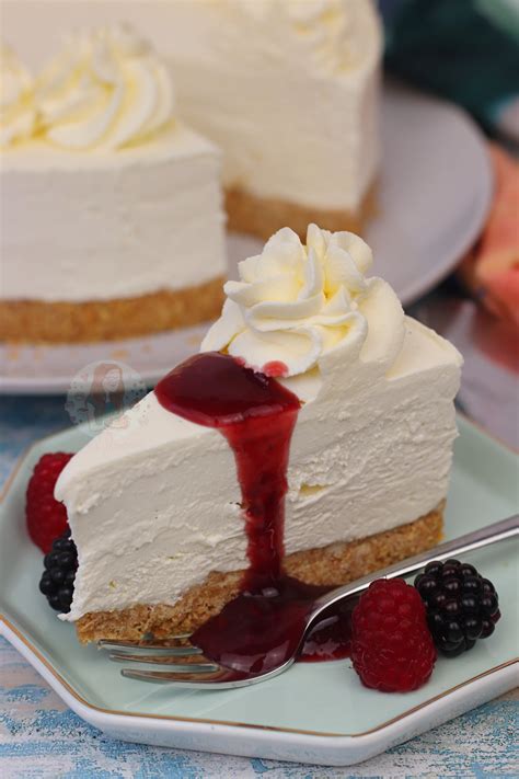 No Bake Vanilla Cheesecake Desserts Vanilla Cheesecake Recipes No Bake Vanilla Cheesecake