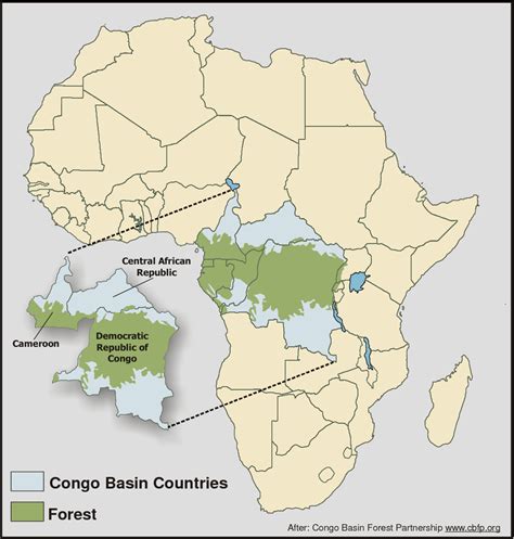 Africa Map Congo Basin