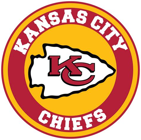 Kansas City Chiefs Circle Logo Vinyl Decal / Sticker 5 sizes!! | Sportz