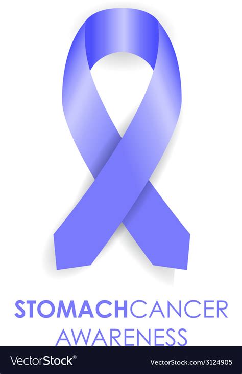 Stomach Cancer Ribbon Royalty Free Vector Image