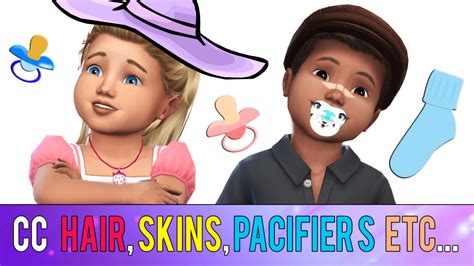 The Sims 4 I Toddler Custom Content Finds 👶👗 I Hair Skin Earrings