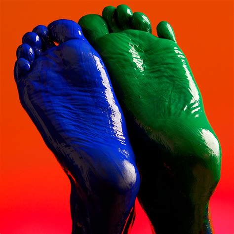 Bare Feet Painted Green And Blue Flickr Photo Sharing