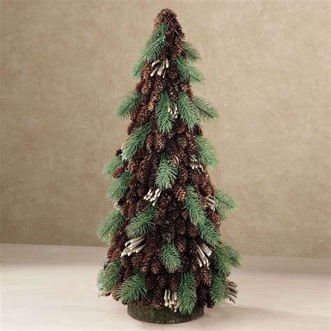 Rustic Pine Cone Tree Çam Kozalağı Elişi Çam Kozalakları Noel