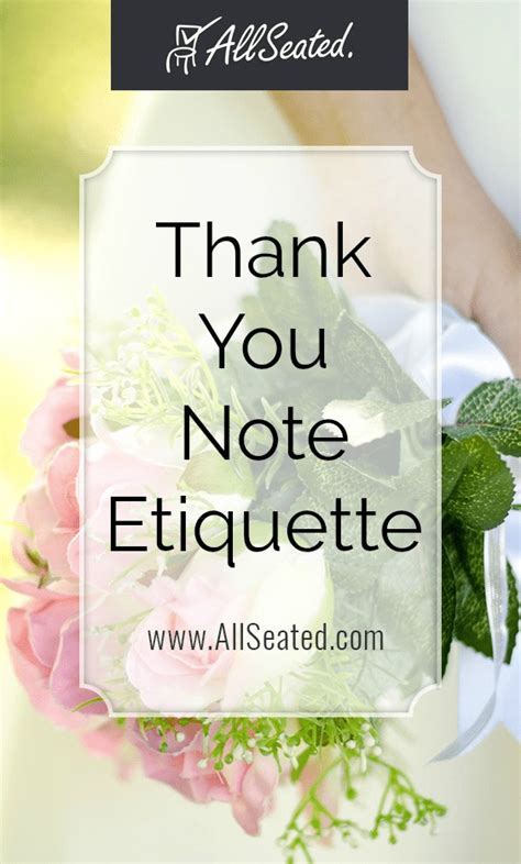 Ultimate Guide To Thank You Note Etiquette