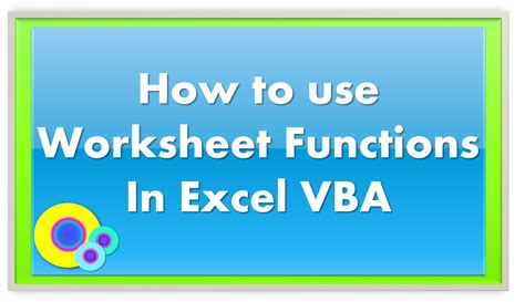 How To Use Index And Match Worksheet Functions In Excel Vba