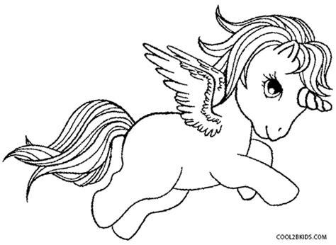 Cute Baby Pegasus Coloring Page Coloring Pages
