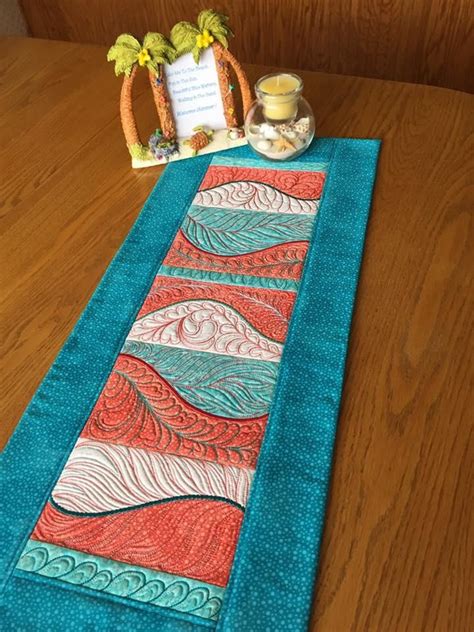 Freeform Table Runner V2 5x7 6x10 7x12 Machine Embroidery Patterns