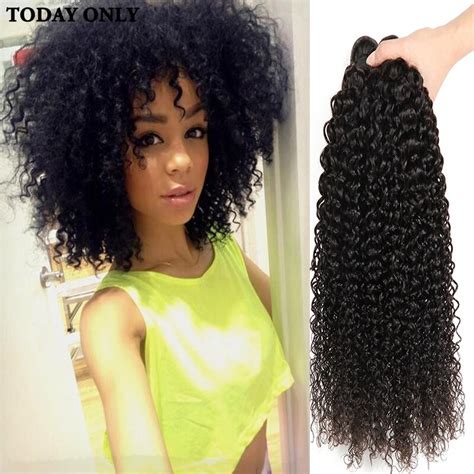 Grade 10a Malaysian Kinky Curly Hair 3 Bundles Deal Natural Curly Wave Unprocessed Fast Delivery