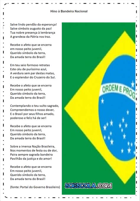 História Do Hino Da Bandeira Do Brasil Nex Historia