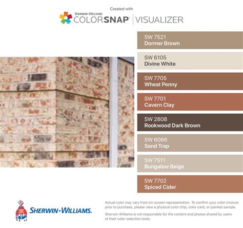 Sw 6105 divine white sw 6105 blanc divin. I found these colors with ColorSnap® Visualizer for iPhone by Sherwin-Williams: Dormer Brown (SW ...