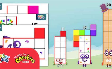 Free Numberblocks 11 20 Printables Twinkl Numeracy Resources Otosection