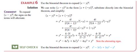 Solved Use The Binomial Theorem To Expand Each Expression Se