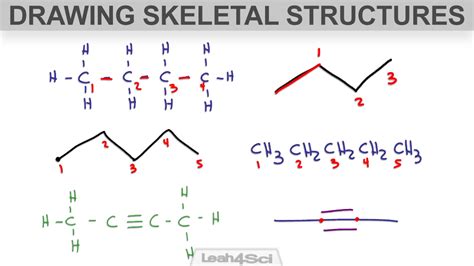 Drawing Skeletal Structures Of Organic Compounds Tutorial Video