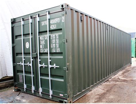 New 40ft Shipping Containers 40ft New Iso Container S2 Doors £4295