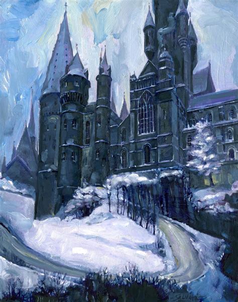 Concept Art For Hogwarts In Winter By Jim Salvati Whispers In The Static
