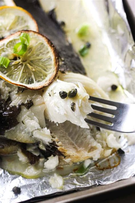Easy Baked Whole Turbot With Lemon And Capers The Top Meal