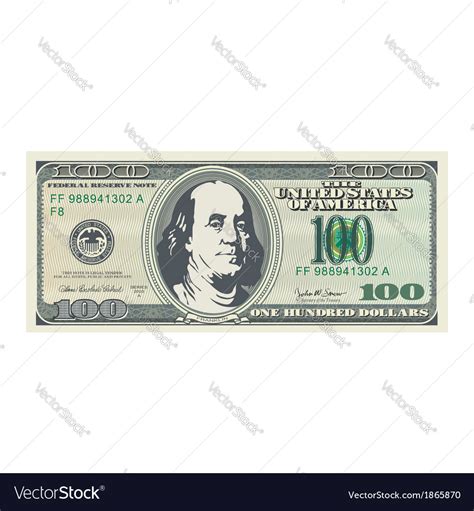 100 Dollar Bill Vector Art Download Exchange Vectors 1865870