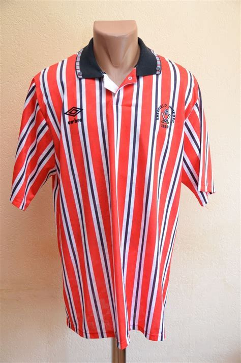 England football 1989 retro home shirt |. Sheffield United England 1990 1991 1992 Home Football ...