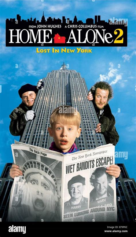 Macaulay Culkin Joe Pesci Daniel Stern Plakat Home Alone 2 In New York 1992 Verloren