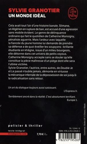 Un Monde Idéal De Sylvie Granotier Poche Livre Decitre