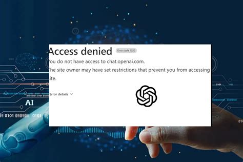 How To Fix Chatgpt Access Denied