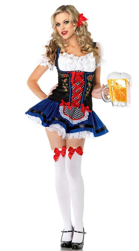 Sexy Oktoberfest German Beer Girl Costume Bavarian Maiden Fancy Dress In Sexy Costumes From