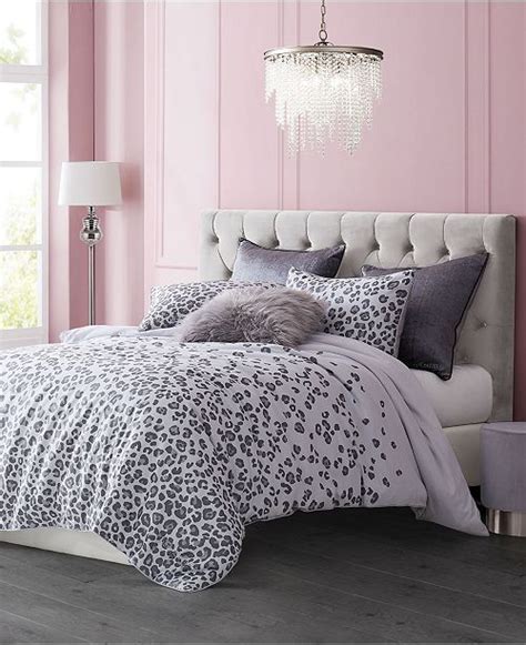 10 best comforter set queens of april 2021. Juicy Couture Pearl Leopard Bedding Collection & Reviews ...