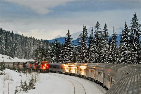 Canada By Train In Winter Reveals Dazzling Great White North Los