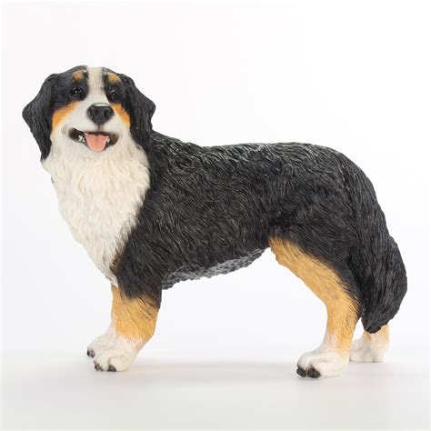 Bernese Mountain Hand Painted Collectible Dog Figurine