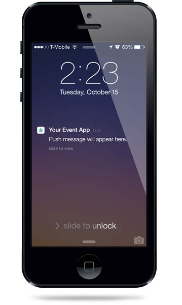40 individually customizable app features. Push Message Notifications to Attendees | Mobile Apps for ...